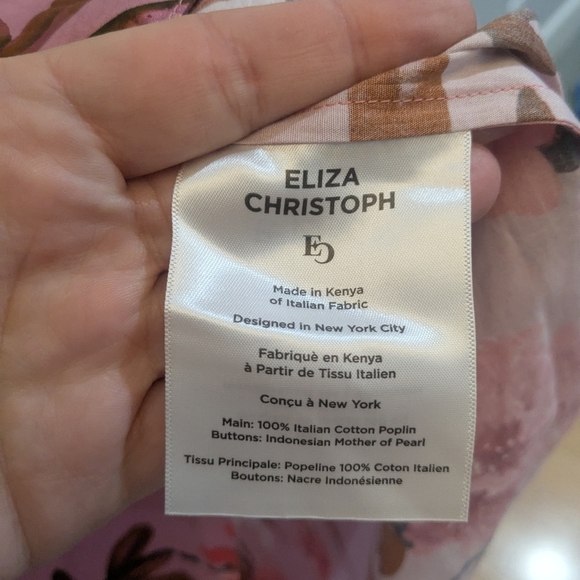 Eliza Christoph Kerubo Open Back Floral Midi Dress - Picture 8 of 8